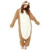 SAZAC Fleece Kigurumi Faultier Erwachsene Einheitsgröße 2784