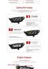 LED Headlight Assembly with Flowing Turn Signals for 13-16 Ford Mondeo, Mustang-Style