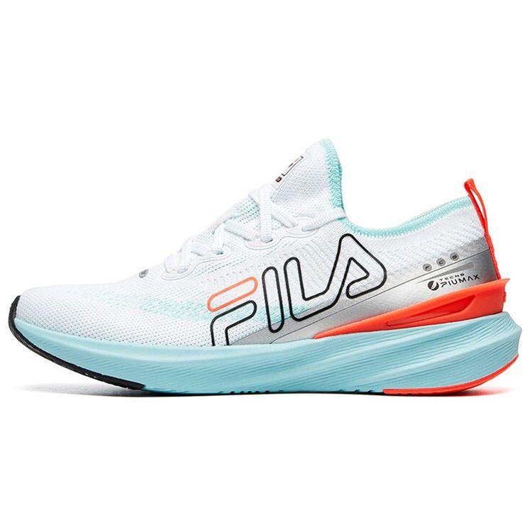FILA Athletics Comfortable Fabric Low-Top Casual Running Shoes Women sneaker White Blue A12W112202FFW