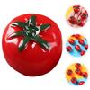 STOBAZA Mini Artificial Tomato Replica, Fake Vegetable, Miniature Tomato Figurine, Resin Miniature Fruit Model, Tabletop Decoration, Food Sample