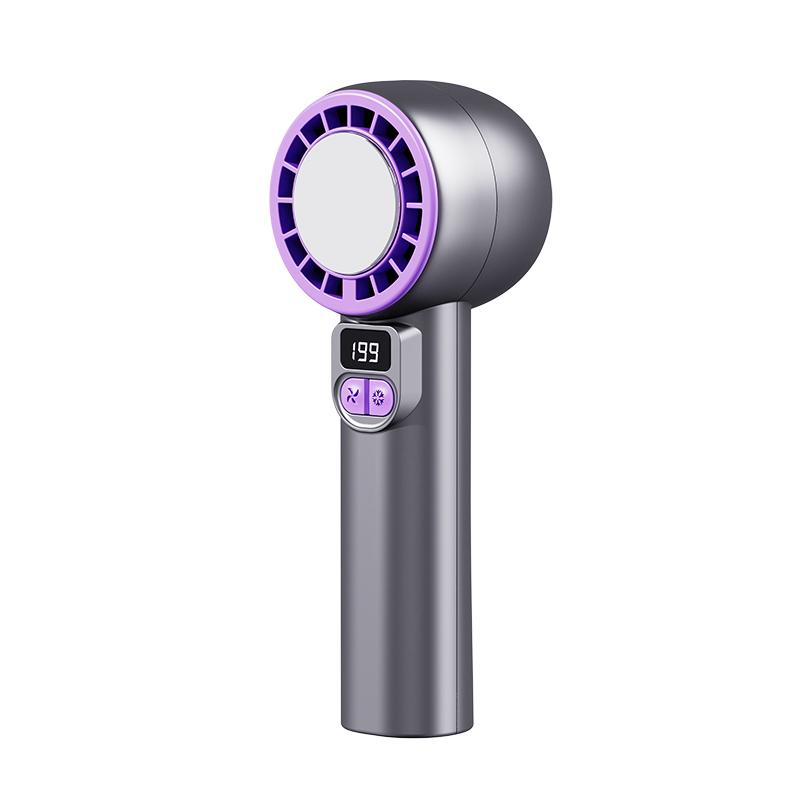 Ice pack small fan handheld mini portable fan, 199 wind speed, 3000mAh USB rechargeable battery, travel, camping, outdoor