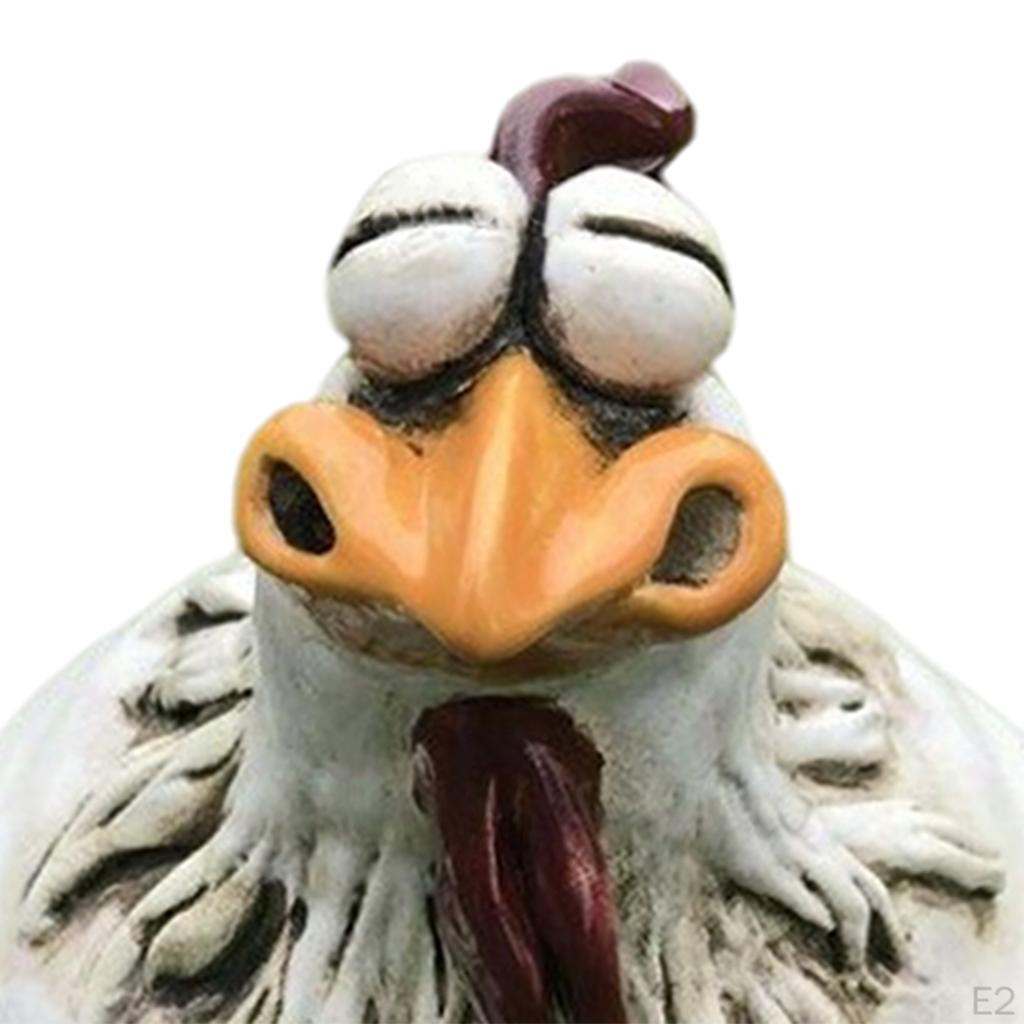 Statue Decor Craft Hen Sculpture Yard Lawn