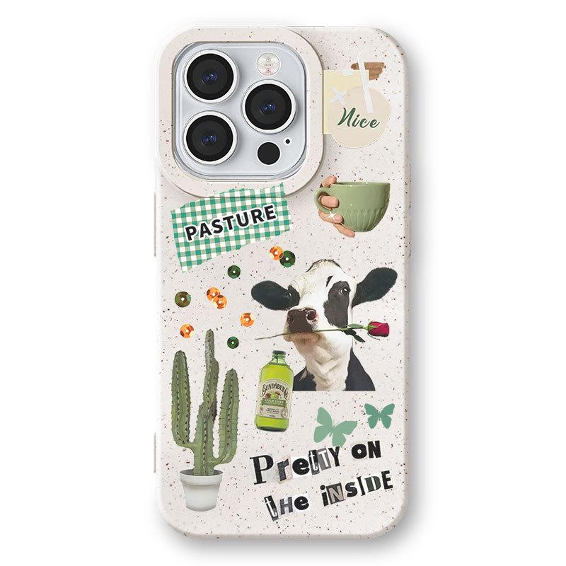 

Zhitai Creative Чехол из пшеничной шелухи для iPhone 15 Pro Max/14 Pro/16/13 iPhone 16 Pro Max