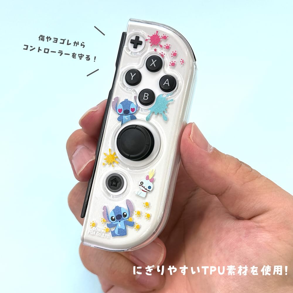 Clear OLED Controller Cover for Nintendo featuring Baymax and Disney characters Switch, (PG-DJC04BAY)
