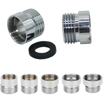 Brass Sink Faucet Adapter, Female NPT Thread Tap Aerator Adapter To Connect G1/2" Water Hose Adapter for Garden Hose Water Filter (F22mm - G1/2)