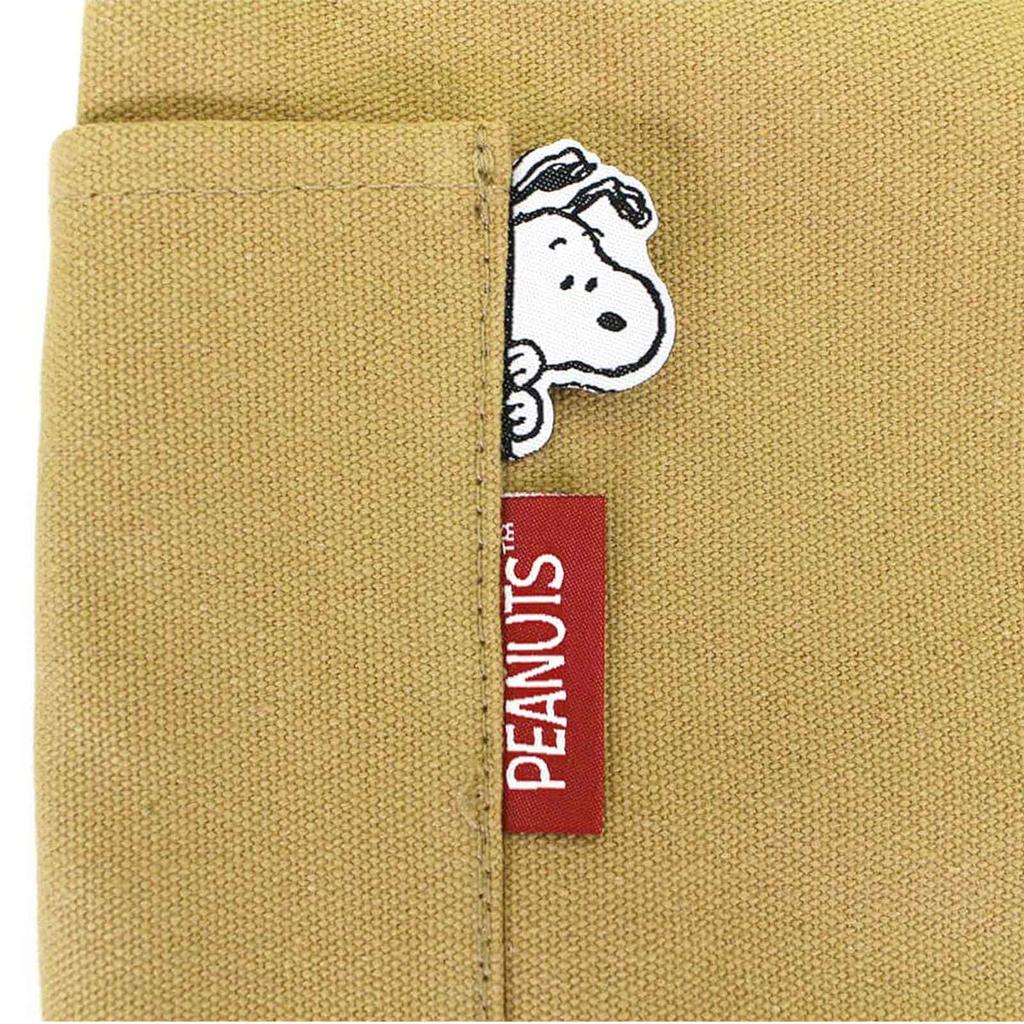 Sifre Canvas Tote Bag Snoopy 6030 PN130 Joe Cool Beige