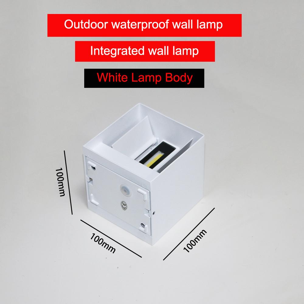 Modern Square 6W 12W LED Indoor Wall Lamp Aluminum Sconce Home Lighting Bedroom Living Room Aisle Decorate Wall Light AC85-265V