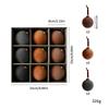 Christmas Tree DIY Flocking Ornament Set: Plush Hanging Balls