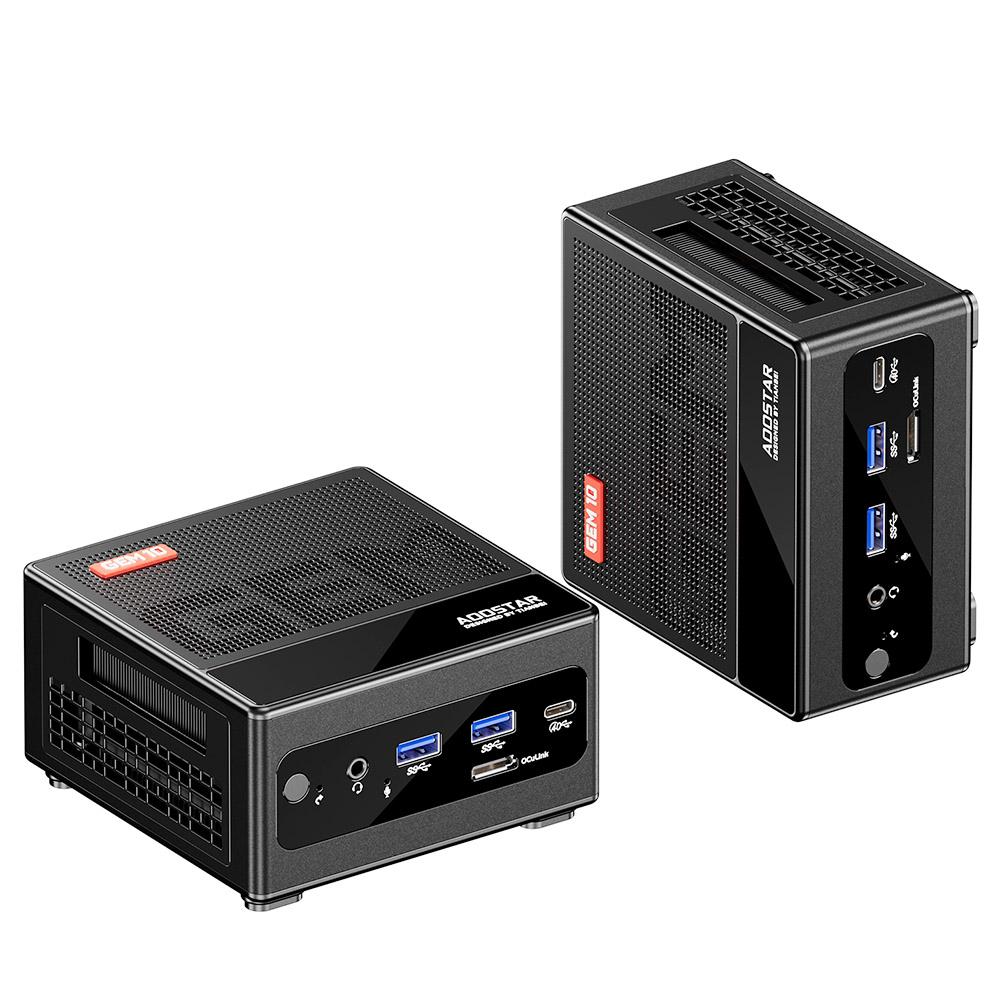 AOOSTAR GEM10 Mini PC, AMD Ryzen 7 6800H 8 Núcleos Hasta 4.7GHz, 32GB RAM LPDDR5 1TB SSD PCle 4.0