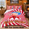El Payaso Plim Plim Custom Name 3Pcs Bedding Set 1 Bed Sheet 2 Pillowcases Bedroom Home Decor