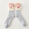 Home 3D Eyes Sleeping Socks Non-Slip Thermal Warm Socks Elastic Coral Fleece Socks Women  Gifts