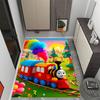 Thomas Train Birthday Party Carpet Design for Hallway Dormitory Game Room Balcony Antislip Carpet Anime Office Decor