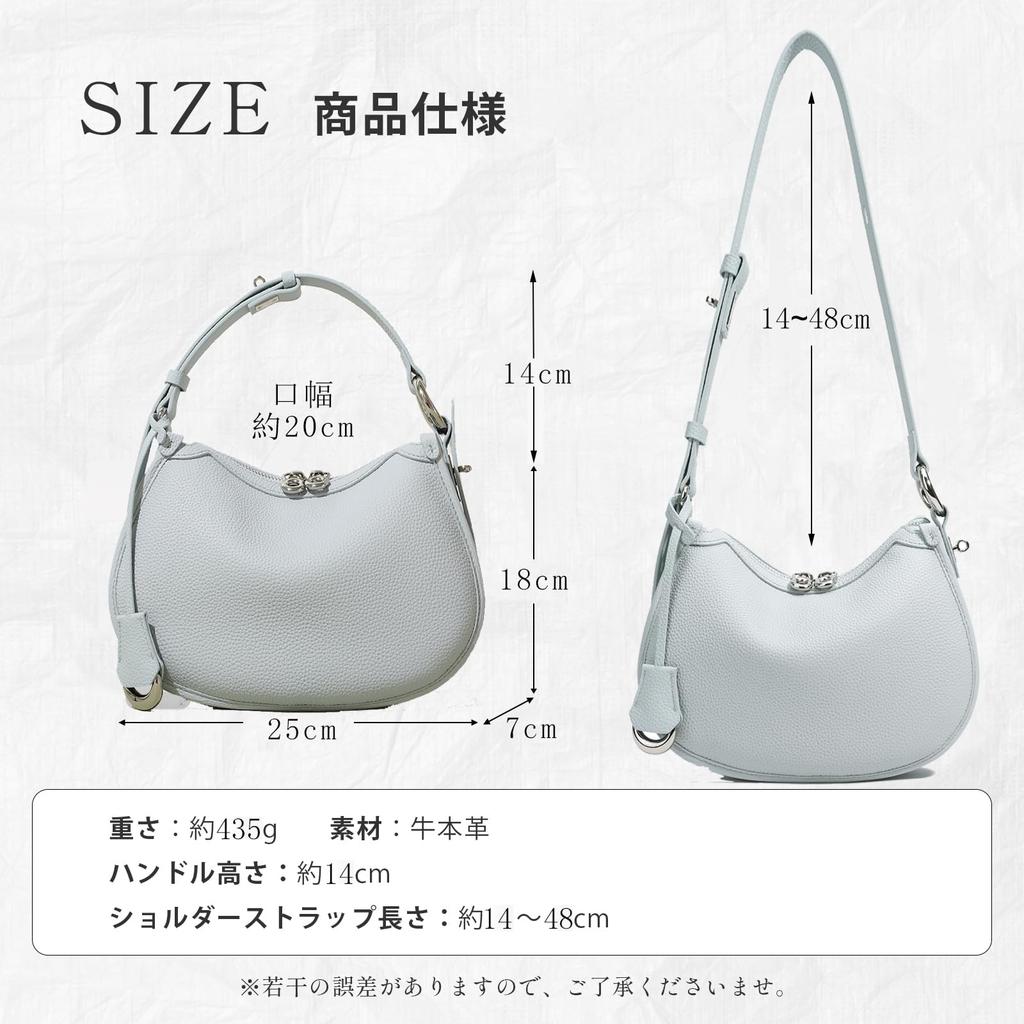 ArtsEye Genuine Leather Shoulder Bag for Perfect for Large Day Women, 3-Way, Lightweight, Self-Standing, Commuting, Crossbody, Compact, Capacity,