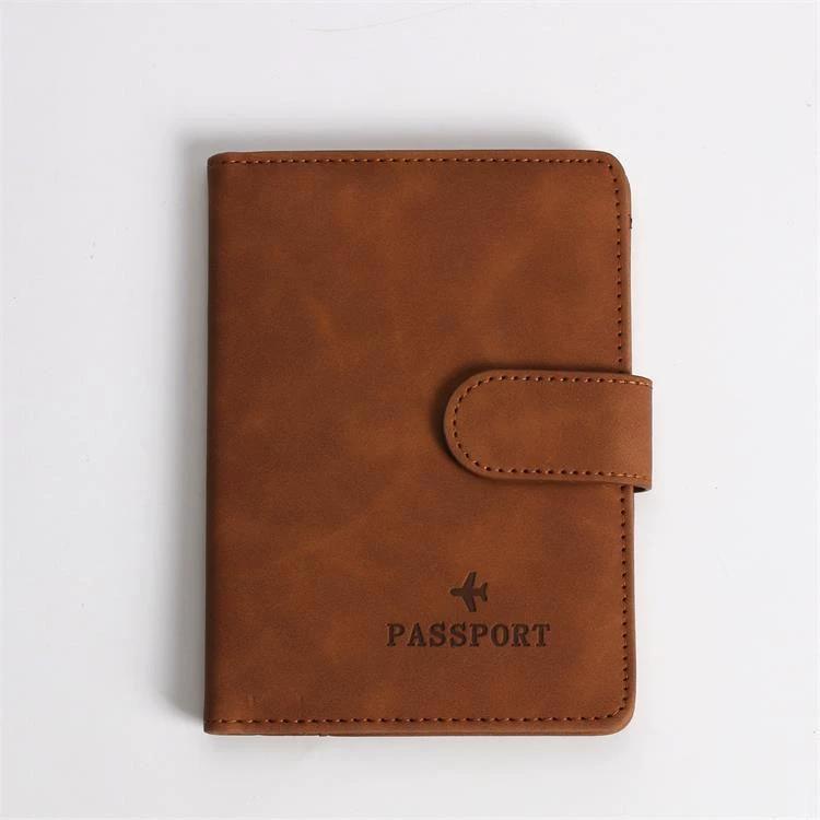 Passport Holder Cover Wallet RFID Blocking Leather Card Case Travel Accessories for Women Men