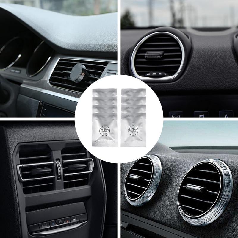 Car Air Freshener Tablets Car Fragrance Refill Vent Clip 8X Replacement Automotive Air Fresheners Long-Lasting Aromatherapy
