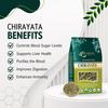 Birju Mahavir 100 Gr Chirayata - Bitterstick - Chirata, Natural, 100 Gram (BMKB-218)