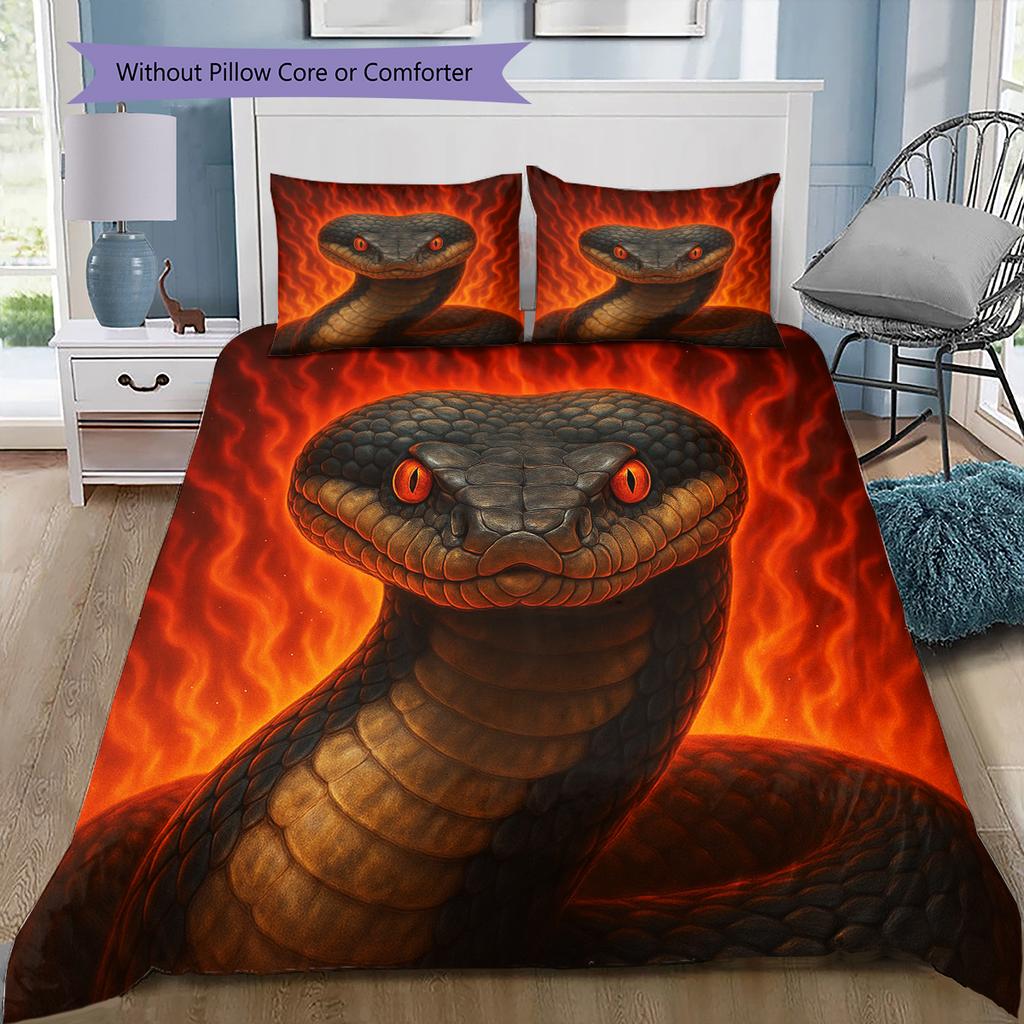 Cartoon Pattern Bedding Quilt Set Quilt Cover Pillowcase Home Decoration Birthday Gift (1 * Duvet Cover + 2 * Pillowcase, Without Core)