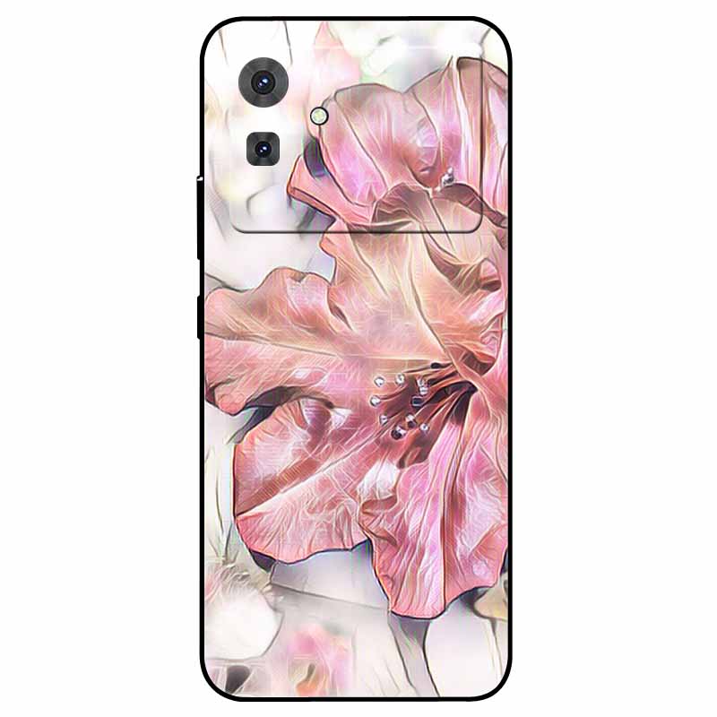 For Cubot Note 21 Case Flower Marble Silicon TPU Soft Phone Bag Cover for CUBOT Note 21 2023 COOL Printing Fundas for Note21