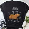 Capybara Shirt, , Mandarin Orange, Funny Animal Lover Gift, Cute Hup Meme T-shirt, Nature Tshirt, Rodent, Cavy, South America