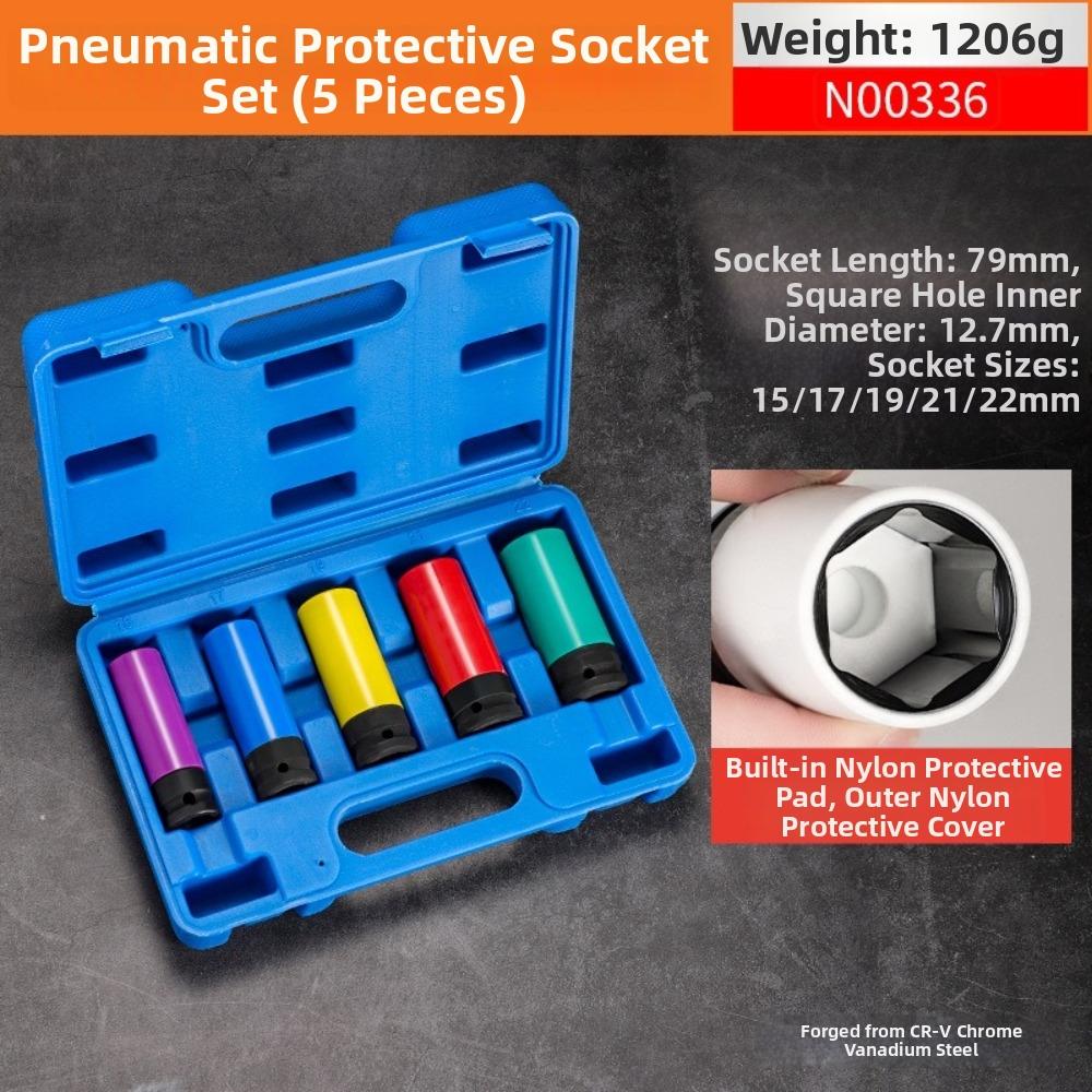 Deep Socket Impact Sleeve Set Thin Wall Deep Impact Socket Car Tire Repair