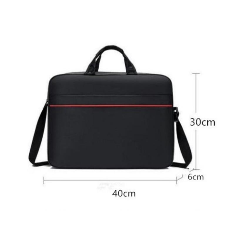 1 Piece 15.6 Inch Laptop Shoulder Handbag Zipper Shoulder Bag Business Portable Nylon Computer Handbags Simple Style