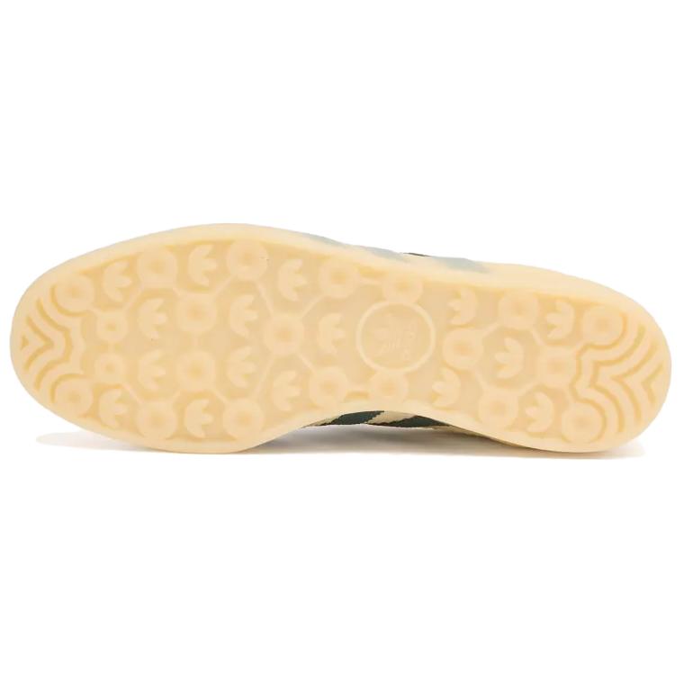 New Adidas Originals GAZELLE INDOOR Abrasion Resistant Low Top Skateboard Shoes Men's Beige Green JR3837