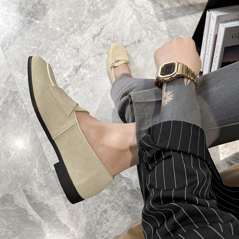 Doudou Schuhe Herren Sommer Freizeit Lederschuhe Herren Slipper Trendy Herrenschuhe Herren Übergröße