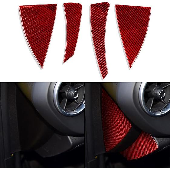 NVCNX Real Premium Carbon Fiber Compatible with Chevy Camaro 2016-2024 2017 2018 2019 2020 2021 2022 2023 Accessories Car Gear Shift Panel Cover