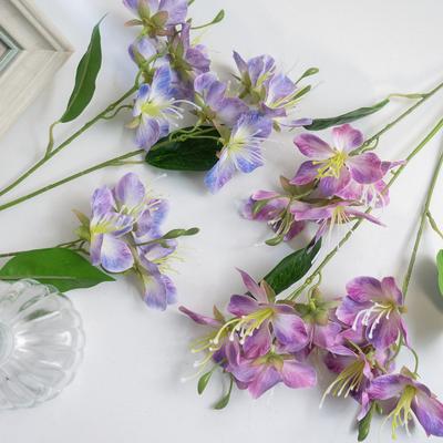 Künstliche Blume 3D Jasmin Kunstblume Jasmin Tischdekoration Bouquet Haarnadel Material Seidenblume Gepäck Wohnzimmer Dekoration Requisiten