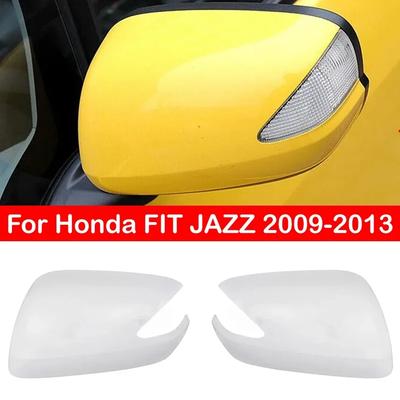 For Honda FIT JAZZ 2009-2013 Car Replacement Rearview Side Mirror Cover Wing Cap Exterior Rear View Door Case Trim Shell Housing