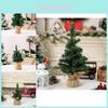 Adorable Mini Christmas Tree With Burlap Design For Festive Holiday Decor 30cm