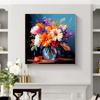 5d DIY Diamond Painting Cross Stitch Oil Painting Flower Vase Diamond Embroidery Mosaic Full Round Drill Home Decor Arts