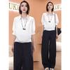 Unique, Beautiful and Good-looking Shirt, Women's Half-sleeved Top, Spring and Summer Clothes, This Year's Popular New Chic Shirt