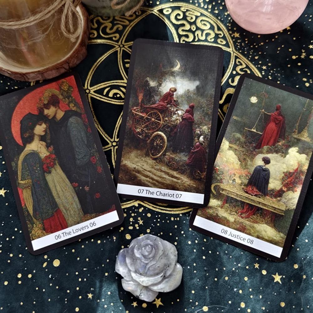 12*7cm 78 Pcs Soulless Tarot Dark Intuition Cards