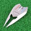 Golf Divot Fork Heavy Duty Sharp Magnetic Abrasion Resistant Lawn Care Rust-proof Golf Divot Repair Tool Golf Club Ball Marker Golf Training