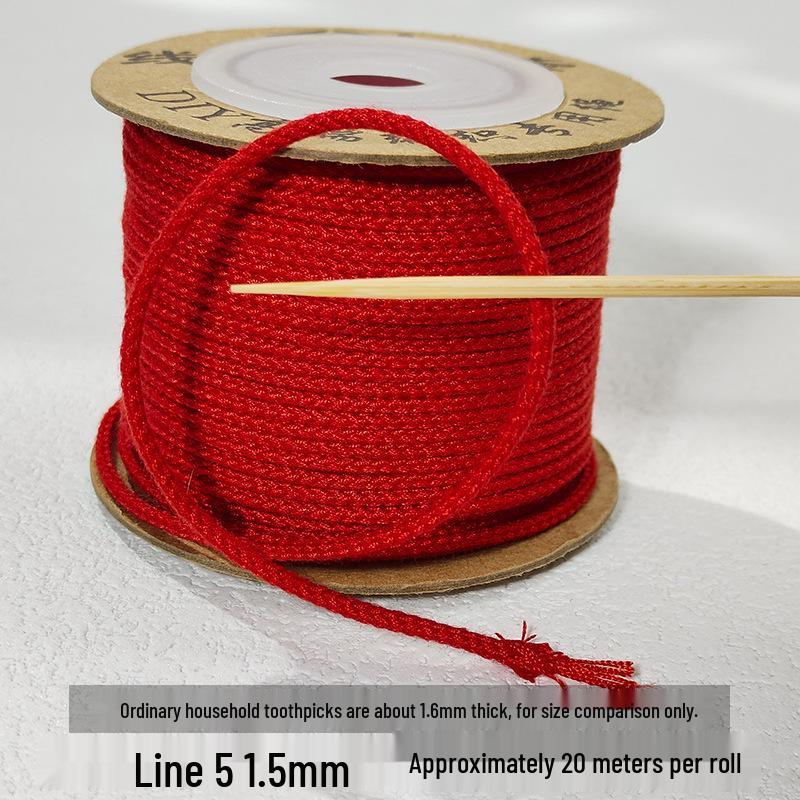 Colorful Hand-Woven Red String DIY Bracelet Materials & Accessories