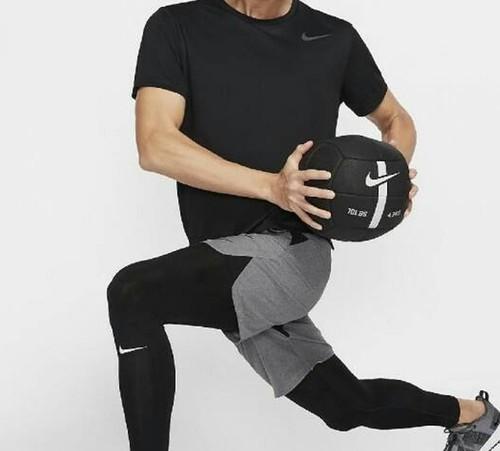 Nike Men's Black Solid Logo T-Shirt