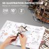 ASSYME Cubic Fan 3D Puzzle Craft Kit No Glue or Tools Required Pirate Bay Tortuga T4039h