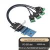 Industrial PCI-E To 4-Port RS485/RS422 Serial Card