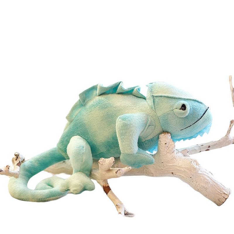 Realistic Lizard Plush Toy Super Soft Short Plush Material Color-changing Chameleon Doll Perfect Gift For Teens
