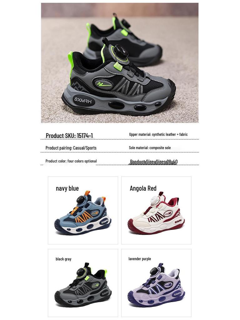 Shuangxing Kinder Sportschuhe 2025 Herbst/Winter, leicht, mit Samtfutter