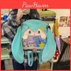 Plush Miku Hatsune Backpack Schoolbag Cartoon Single Shoulder Bag Crossbody