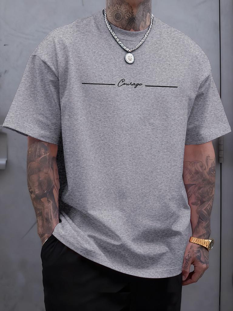 Summer Simple and Fashionable Mature Mens Tshirt for Outdoor Travel Casual Sports Mens Clothing Short Sleeve