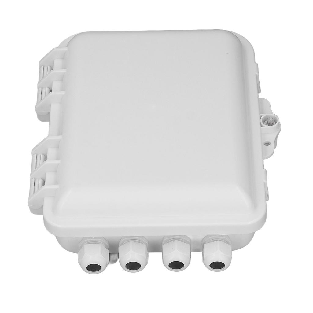Fiber Distribution Box Waterproof 12 Core Wall Mounted Optical Fiber Termination Distribution Box