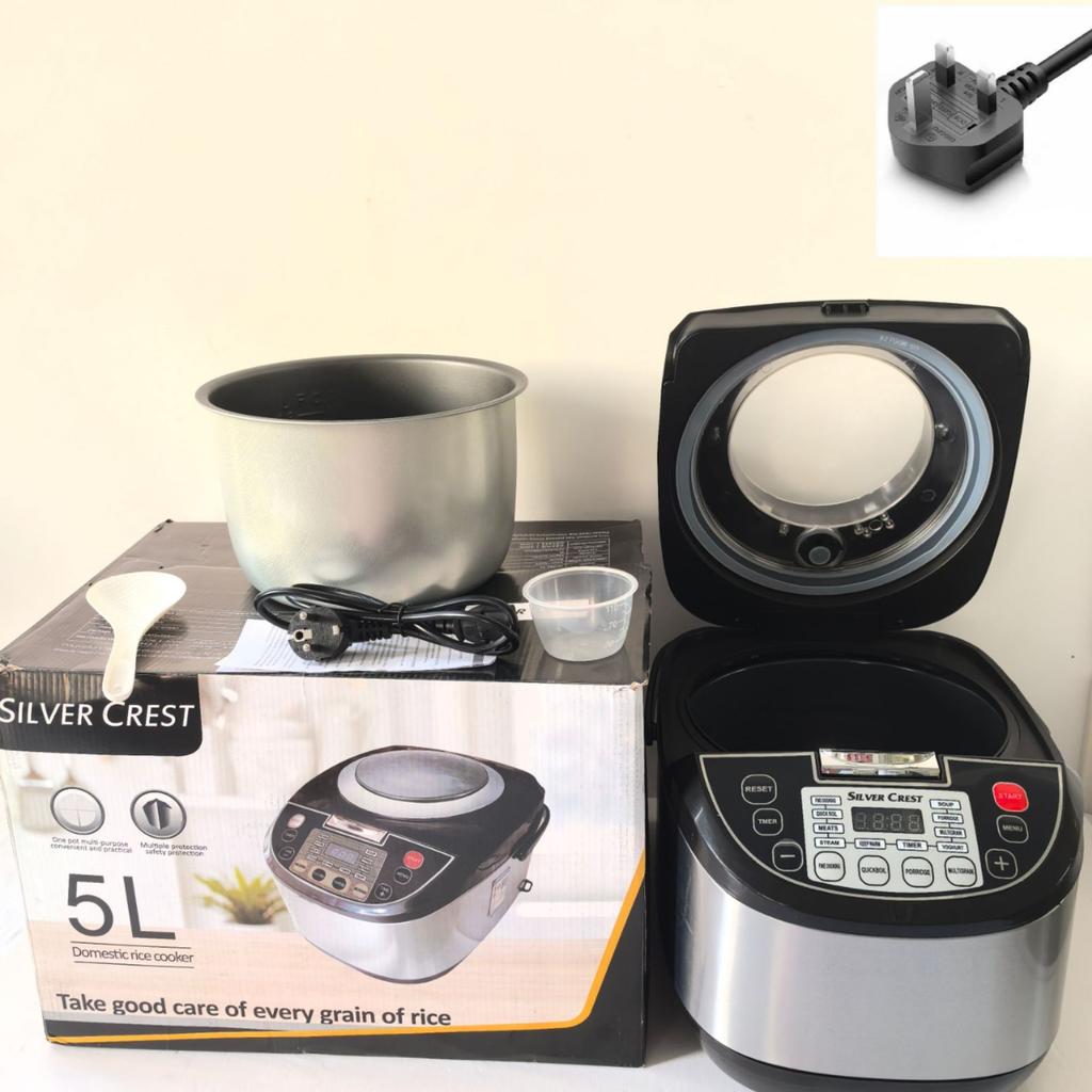 5-Liter Smart Rice Cooker Large-capacity Household Non-stick Cooker Rice Cooker Multi-function Timing Cooking Pot