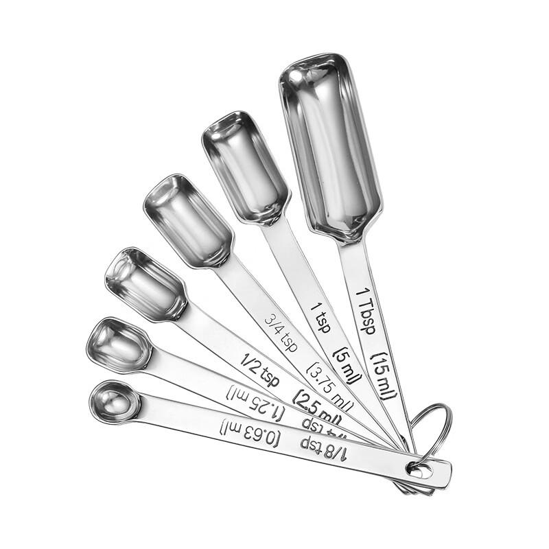 

MDNG Stainless Steel Rectangular Measuring Spoon Set