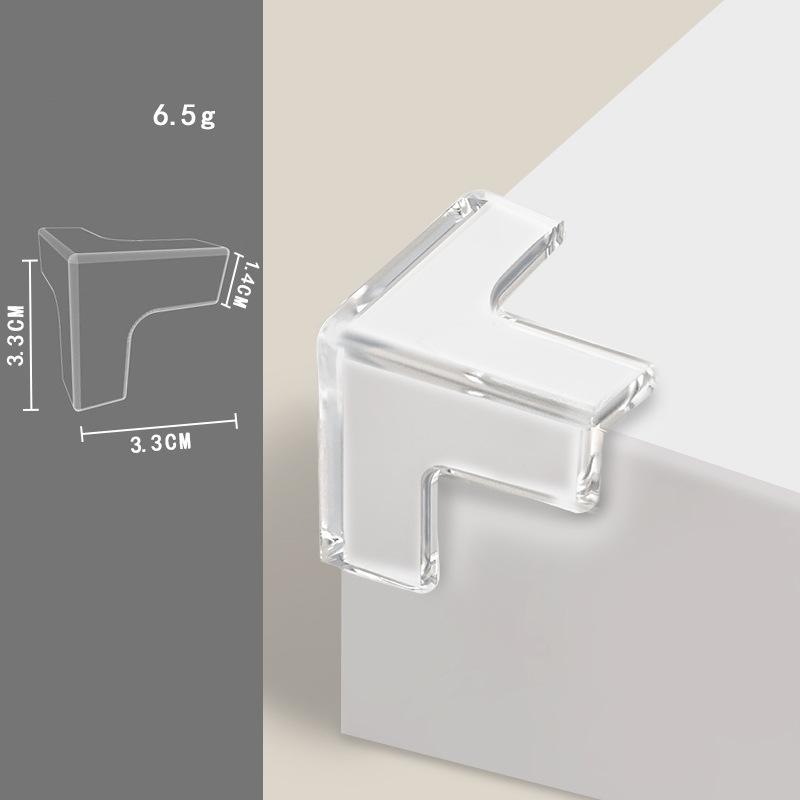 1/5/10/20pcs Baby Safety Silicone Table Corner Protector Furniture Edge Protection Cover Transparent Children Anti Collision Edge Guards