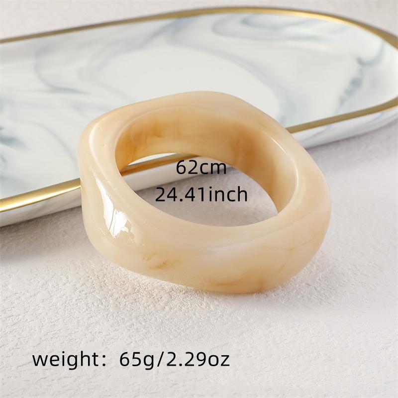 Vintage Brown Coffee Irregular Acrylic Chunky Bangles for Women Statement Geometric Resin Bracelets Friendship Jewelry Gifts