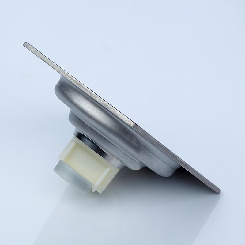 Submarine Square Brushed Stainless Steel Washing Machine Floor Drain