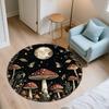 Forest pattern round rug,Carpet Rug for Living Room Bedroom Sofa Playroom Decor,Non-slip Floor Mat,Holiday Gifts and Birthday Gifts